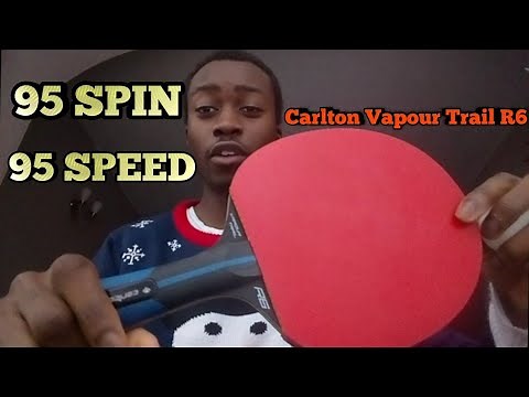 The Carlton vapour trail R6| Table Tennis Bat Review