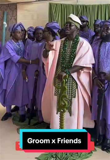 Groom and Friends Ready for Celebration