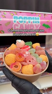 🥣🍬🍑Let’s make a PEACH Custom Candy Bowl!🍑🍬🥣 #reels #viral #satisfying #asmr #explorepage #candies #funny #platter | Poppin Candy