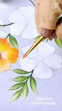 fabric painting on clothes for beginners by lilyartist Fabric works