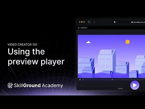 Using the preview player