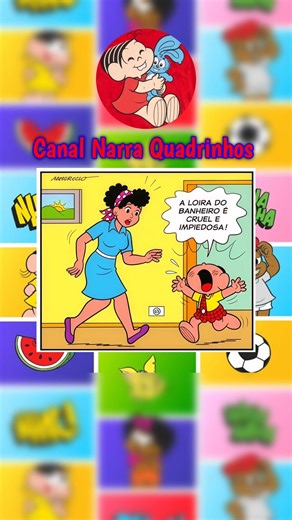 Tirinha do Cascão, Falta de Água | Narra Quadrinhos