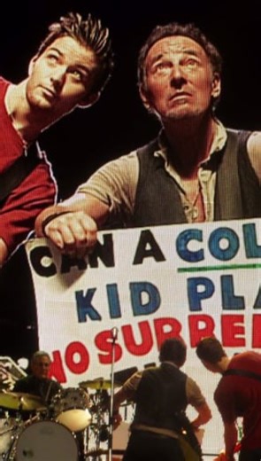 Songs by Springsteen on Instagram: "On this day in 2016, at Bruce Springsteen’s night two in Philadelphia, a 19-year-old Texas fan named Matthew Aucoin held up a sign asking if he could play “No Surrender” with the band. Springsteen noticed the sign, brought Aucoin on stage, and let him perform the song with the band, even giving him his guitar."
