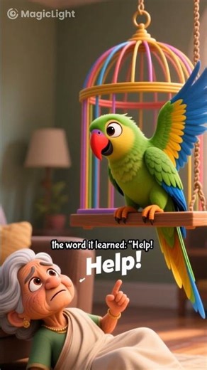 The Parrot Kept Yelling “Help”… Then Police Arrived 🦜😳 #shorts