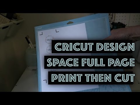 Cricut Design Space full page print then cut trick #cricutexplore #cricutmade