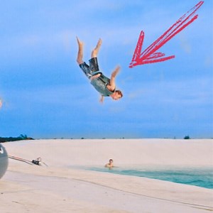 127K views · 88 shares | HUMAN SLINGSHOT INTO 1,000,000 GALLON POOL | Yes Theory | Facebook