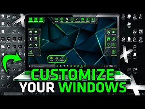 Transform Your Desktop into a Custom HACKER Setup | Green Neon Theme Setup | Customize Your Windows