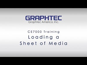 Loading a Sheet of Media on the CE7000