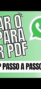 Como Mudar o Aplicativo Padrão para Abrir PDF no Whatsapp