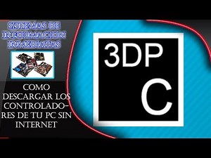Como Instalar Drivers de tu pc sin Internet con 3DP NET