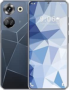 C20 Pro Unlocked Cell Phone 8RAM+256ROM Android Phone 7 inch HD Screen Mobile Phone 108MP+48MP Camera 6800 mAh Extra Large Battery 5G Dual SIM Smart Phone (Titanium Gray)