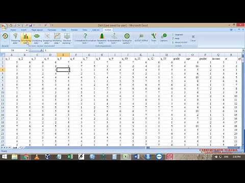 Reliability of Likert Scale Statements in Excel (Using XLSTAT)