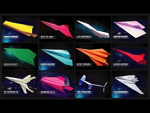 PAPER AIRPLANE TEST FLIGHTS - Compilations of 10+ BEST PAPER PLANES | Which plane is your favorite?
