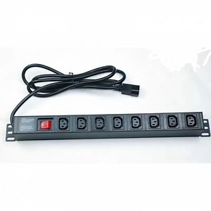[Hot Item] Rack Mount PDU C14 Plug C13 10A-250V 10 Outlet PDU Power Distribution Unit Strip