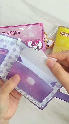 산리오 👛지갑👛 무료도안. Sanrio Wallet. DIY. 만들기. #shorts #sanrio #diy