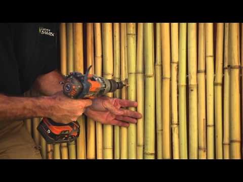 Bamboo Fencing Installation on Tikibar - Foreverbamboo.com