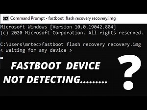 Fastboot device not detecting problem fix | fastboot waiting for devices error | 100% working