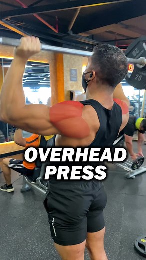Aprende con este video a realizar el “OVERHEAD PRESS” correctamente 📌 En mi opinión este es el mejor ejercicio para desarrollar los hombros en su totalidad. 🔥 Denle una chequeada y guarden el video para que aprendan bien la técnica y lo apliquen en su próxima rutina! ✅ ✍🏻La técnica del press militar es exactamente la misma a la del overhead press, la diferencia está en que en el press militar los pies deben estar juntos tocándose el uno al otro y eso hace que sea más difícil mantenerte establ
