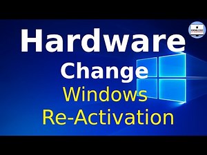 Hardware Change Windows Re-Activate | Motherboard Changed Windows 10/11 Deactivated.