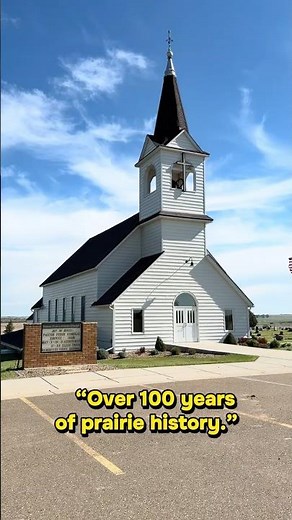 A Beautiful Prairie Church in North Dakota ⛪
