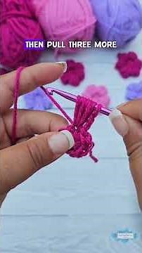 Easy Crochet Puff Flower Tutorial for Beginners #crochet