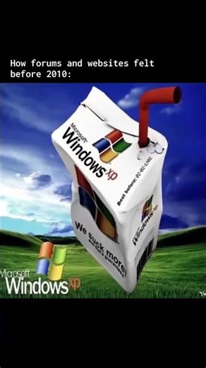 Websites before 2010.. #core #nostalgia #windows #xp #weirdcore #dreamcore