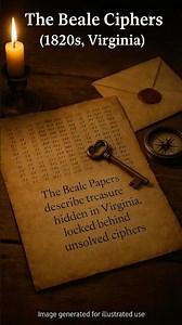 The Beale Ciphers. A fortune hidden behind codes that refuse to surrender their meaning