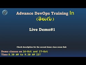 Advance DevOps | Live Demo#1 | Cloud Computing In Telugu | AWS | Azure | GCP