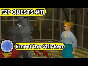 OSRS F2P QUESTS #11: ERNEST THE CHICKEN 🐔 QUEST GUIDE (⚡FAST & EASY✅) 🏰💀
