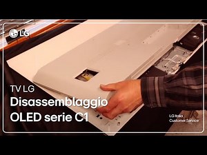LG TV | Disassembly and opening Oled series C1