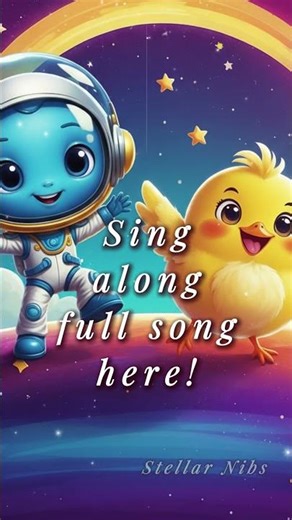 ✨ Little Yellow Chick & Stelppi in Space | Kids Song & Nursery Rhyme ✨