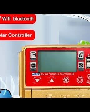 12/24V MPPT Solar Charge Controller Smart Regulator with WiFi & Bluetooth | 30A 50A 60A LCD Display