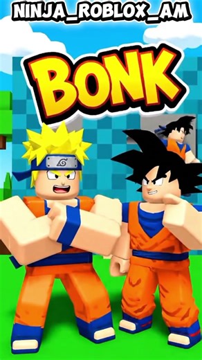 Naruto and Gogo #roblox #naruto #dragonball #gaming