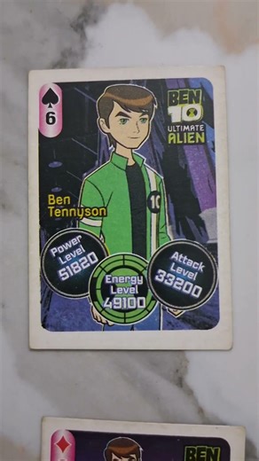 Ben 10 ultimate alien mini cards #ben10 #shorts