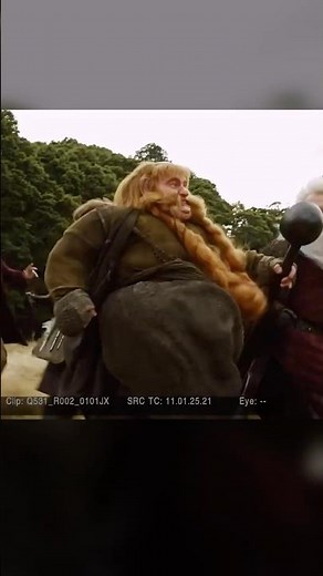 The hilarious moment the FAT Dwarf outran his Co-Stars in The Hobbit!