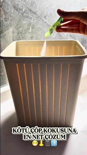 Baking Soda Trash Can Hack 🗑️✨