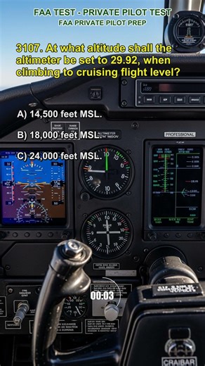 FAA - Private Pilot Q3107 #privatepilot #aviation #test #exams #shorts #engine