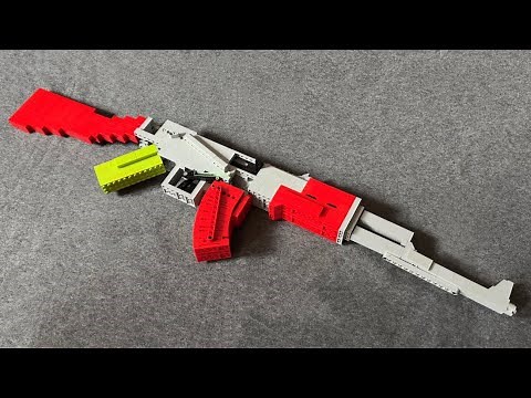 Working Full Auto Lego AK-47 Gun! 🔫 | Assault Rifle