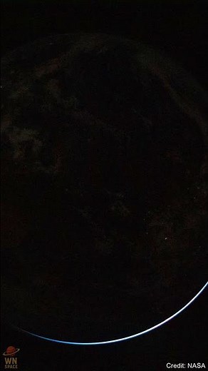 Artemis II Captures Earth at Night #artemisii #space #aerospace