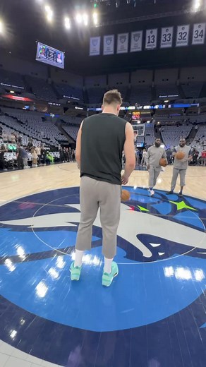 Luka from logo pregame 🤫 Game 5: 8:30 pm/et on TNT | NBA