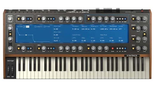 Behringer Intros Free Software Synthesizer, ‘Vintage’