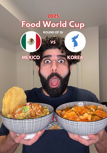 MEXICO VS KOREA - Food World Cup | mexico vs south korea