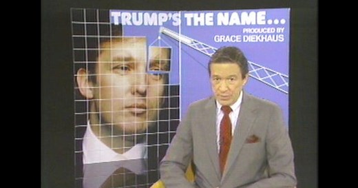 Donald Trump's first time on 60 Minutes