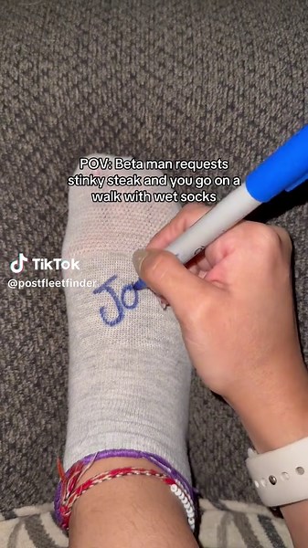 POV: Beta man requests stinky steak and you go on a walk with wet socks