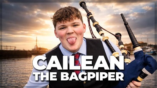 Scotland Sounds Like This | Cailean on the Bagpipes | Dominik Smrek