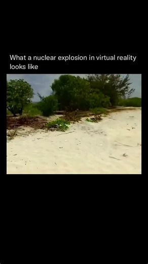 навид on Instagram: "A nuclear explosion in virtual reality is a powerful, immersive experience that captures the blinding flash, intense heat, and towering mushroom cloud of a detonation! The fireball expands rapidly, followed by a delayed, thunderous shockwave that rips through the landscape. Buildings collapse, debris flies, and the sky distorts with heat and ash. With full 360-degree visuals and sound, the experience can feel overwhelming-simulating the scale and devastation of a nuclear bla