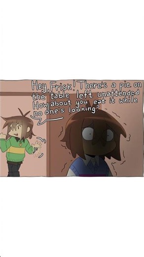 Chara is Messing With Frisk - Undertale Comic Dub #undertalememe #deltarunememes