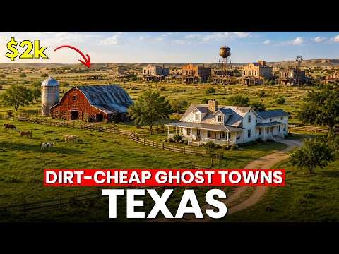 10 Dirt-Cheap Texas Ghost Towns Where Ranch Land Is So Cheap You'll Think It's a Scam