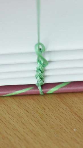 2-Needle Coptic Stitch Bookbinding (full tutorial on YouTube, link in bio!) #makingbooks #bookbinding #copticstitch #sealemon