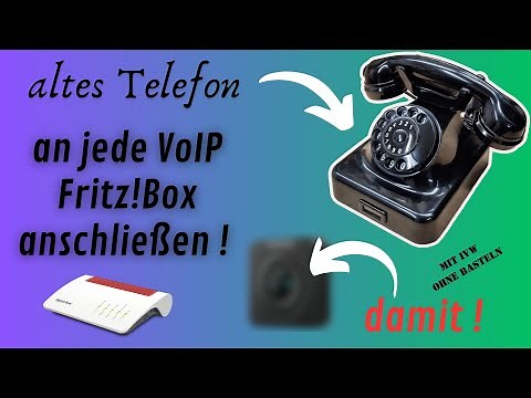 altes analoges IWV Telefon an jeder FritzBox (Router) mit Voice over IP anschließen, ohne Basteln !